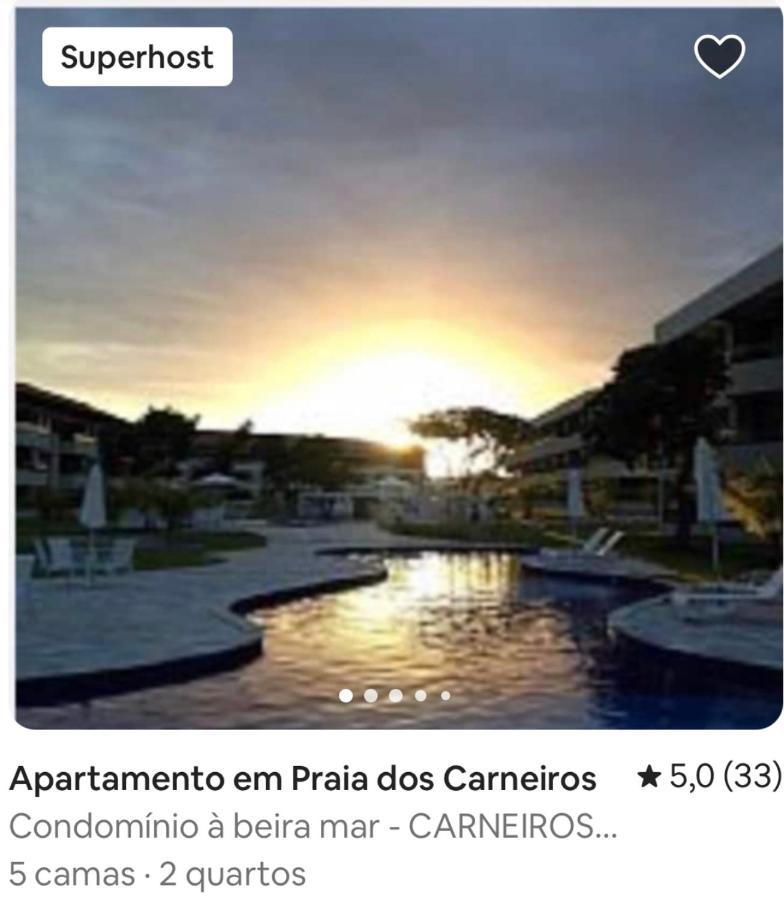 Flat Praia Dos Carneiros - Condominio Na Beira-Mar - Tamandaré エクステリア 写真